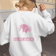 Baseball Mom Baseball Gloves Bat Baseball Player Women's Sweatshirt Back Print