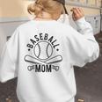 Baseball Mom Homerun Best Mom Sport Athlete Women's Sweatshirt Back Print
