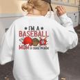 Baseball Mom I'm A Baseball Mom Of Course I'm Broke Women's Sweatshirt Back Print Baseball Mom I'm A Baseball Mom Of Course I'm Broke Women's Sweatshirt Back Print