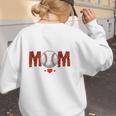 Baseball Mom Leopard Sports Players Mother's Day Women's Sweatshirt Back Print Baseball Mom Leopard Sports Players Mother's Day Women's Sweatshirt Back Print