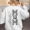 Baseball Mom Leopard Women's Sweatshirt Back Print Baseball Mom Leopard Women's Sweatshirt Back Print