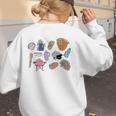 Baseball Mom Baseball Mama Women's Sweatshirt Back Print