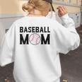Baseball Mom Mommy Mama Mother's Day Women Retro Ball Sports Women's Sweatshirt Back Print Baseball Mom Mommy Mama Mother's Day Women Retro Ball Sports Women's Sweatshirt Back Print