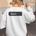 Baseball Mom Moms Against Baseball Pants On Back Women's Sweatshirt Back Print Baseball Mom Moms Against Baseball Pants On Back Women's Sweatshirt Back Print