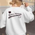 Baseball Mom Mothers Against Baseball Pants Women's Sweatshirt Back Print
