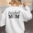 Baseball Mom Mother`s Day Women's Sweatshirt Back Print