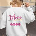 Baseball Mom Baseball Pitcher Bat Gloves Baseball Player Women's Sweatshirt Back Print