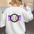 Baseball Mom Sports Mom Proud Baseball Mom Premium Women's Sweatshirt Back Print