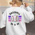 Baseball Mom Sports Mom Proud Baseball Mom Women's Sweatshirt Back Print