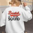 Baseball Mom Squad For Baseball Mom Women's Sweatshirt Back Print Baseball Mom Squad For Baseball Mom Women's Sweatshirt Back Print