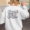 Baseball Mom Squad Women's Sweatshirt Back Print