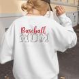 Baseball Mom The Struggle Is Real Premium Women's Sweatshirt Back Print Baseball Mom The Struggle Is Real Premium Women's Sweatshirt Back Print