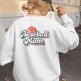 Baseball Mom And Sweet For Moms Vintage Font Women's Sweatshirt Back Print Baseball Mom And Sweet For Moms Vintage Font Women's Sweatshirt Back Print
