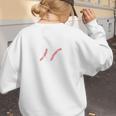 Baseball Mom Vintage Heart Present For Baseball Mama Women's Sweatshirt Back Print Baseball Mom Vintage Heart Present For Baseball Mama Women's Sweatshirt Back Print