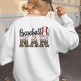 Baseball Nan Women BallPark Nan Baseball Mom Mother's Day Women's Sweatshirt Back Print Baseball Nan Women BallPark Nan Baseball Mom Mother's Day Women's Sweatshirt Back Print