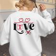 Baseball Softball Baseball Mom LOVE Baseball Premium Tri-Blend Women's Sweatshirt Back Print Baseball Softball Baseball Mom LOVE Baseball Premium Tri-Blend Women's Sweatshirt Back Print