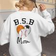 Basketball Soccer Baseball Mom For Women Women's Sweatshirt Back Print Basketball Soccer Baseball Mom For Women Women's Sweatshirt Back Print