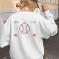 You Can't Scare Me I Have a Son Baseball Mom Women's Sweatshirt Back Print You Can't Scare Me I Have a Son Baseball Mom Women's Sweatshirt Back Print