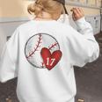 Custom Baseball Mom Number 17 Heart For Mom Mommy Premium Women's Sweatshirt Back Print Custom Baseball Mom Number 17 Heart For Mom Mommy Premium Women's Sweatshirt Back Print