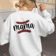 Custom Hustle Tball Tee Ball Baseball Mom Women's Sweatshirt Back Print