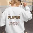My Favorite T-Ball Player Calls Me Mom Baseball Mom Tee Ball Women's Sweatshirt Back Print
