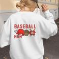 I'm A Baseball Mom Of Course I'm Broke Premium Women's Sweatshirt Back Print