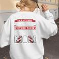 I'm a Bat Findin Washin' Baseball Mom Baseball Women's Sweatshirt Back Print