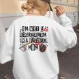 I'm Not A Regular Mom I'm A Baseball Mom Mother's Day Women's Sweatshirt Back Print