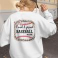 Loud & Proud Baseball Mom Women Women's Sweatshirt Back Print Loud & Proud Baseball Mom Women Women's Sweatshirt Back Print