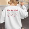 Loud And Proud Baseball Auntie Baseball Mom Heart Women's Sweatshirt Back Print Loud And Proud Baseball Auntie Baseball Mom Heart Women's Sweatshirt Back Print
