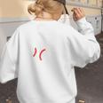 Mom Of Ballers USA Flag Soccer Baseball Mom Women's Sweatshirt Back Print Mom Of Ballers USA Flag Soccer Baseball Mom Women's Sweatshirt Back Print