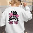 Mother Day Mama Retro Mama Mommy Baseball Mom Women's Sweatshirt Back Print Mother Day Mama Retro Mama Mommy Baseball Mom Women's Sweatshirt Back Print