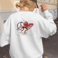 Peace Love Baseball Mom Mommy Premium Women's Sweatshirt Back Print Peace Love Baseball Mom Mommy Premium Women's Sweatshirt Back Print