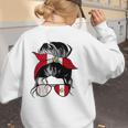 Peruvian Baseball Mom Peru Flag Baseball Girl Women's Sweatshirt Back Print Peruvian Baseball Mom Peru Flag Baseball Girl Women's Sweatshirt Back Print