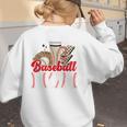 Retro Coffee Baseball Mama Mother's Day Baseball Mom Premium Women's Sweatshirt Back Print Retro Coffee Baseball Mama Mother's Day Baseball Mom Premium Women's Sweatshirt Back Print