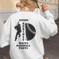 Retro Moms Against Baseball Pants Baseball Mom Women's Sweatshirt Back Print Retro Moms Against Baseball Pants Baseball Mom Women's Sweatshirt Back Print