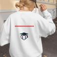Senior Baseball Mom 2024 Senior Mom Class Of 2024 Baseball Women's Sweatshirt Back Print Senior Baseball Mom 2024 Senior Mom Class Of 2024 Baseball Women's Sweatshirt Back Print