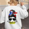 Softball Mom Puerto Rican Mom Spanish Baseball Mom Tote Women's Sweatshirt Back Print Softball Mom Puerto Rican Mom Spanish Baseball Mom Tote Women's Sweatshirt Back Print