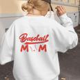 Somebody's Loud Mouth Baseball Mom Mama Premium Women's Sweatshirt Back Print