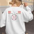 Sorry My Son Has Baseball Baseball Mom Women's Sweatshirt Back Print Sorry My Son Has Baseball Baseball Mom Women's Sweatshirt Back Print