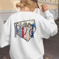 T-Ball Mimi Baseball Mom Game Day Women's Sweatshirt Back Print T-Ball Mimi Baseball Mom Game Day Women's Sweatshirt Back Print