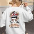 That's My Granddaughter Out There Baseball Mom Mother's Day Women's Sweatshirt Back Print That's My Granddaughter Out There Baseball Mom Mother's Day Women's Sweatshirt Back Print
