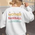 When A Mother Signs Child Up For Baseball Baseball Mom Premium Women's Sweatshirt Back Print When A Mother Signs Child Up For Baseball Baseball Mom Premium Women's Sweatshirt Back Print