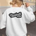 Women's Baseball Softball Baseball Mom Baseball Women's Sweatshirt Back Print Women's Baseball Softball Baseball Mom Baseball Women's Sweatshirt Back Print