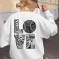 Women's Baseball Softball Baseball Mom LOVE Baseball Women's Sweatshirt Back Print Women's Baseball Softball Baseball Mom LOVE Baseball Women's Sweatshirt Back Print