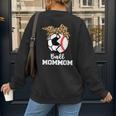 Ball MomMom Soccer Baseball Mom Mom Women's Sweatshirt Back Print