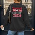 Baseball Mom Since 2005 Women's Sweatshirt Back Print Baseball Mom Since 2005 Women's Sweatshirt Back Print