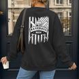 Baseball MOM Cool USA American Flag Family Reunion Women's Sweatshirt Back Print Baseball MOM Cool USA American Flag Family Reunion Women's Sweatshirt Back Print
