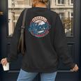 Baseball Mom Crazy Proud Always Loud Mother's Day Women's Sweatshirt Back Print Baseball Mom Crazy Proud Always Loud Mother's Day Women's Sweatshirt Back Print