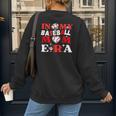 In My Baseball Mom Era Endless Memories Stylish Tribute Women's Sweatshirt Back Print In My Baseball Mom Era Endless Memories Stylish Tribute Women's Sweatshirt Back Print